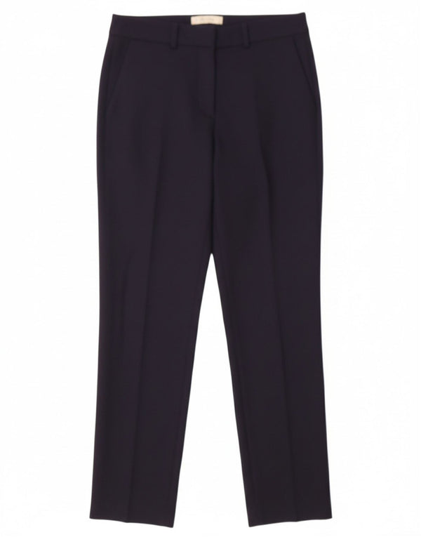 HOBBS ženske uske chino hlače srednje veličine W28 L28 tamnoplava vuna