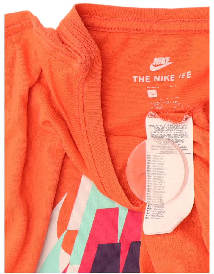 Nike muška majica s grafičkim motivima, veliki narančasti pamuk