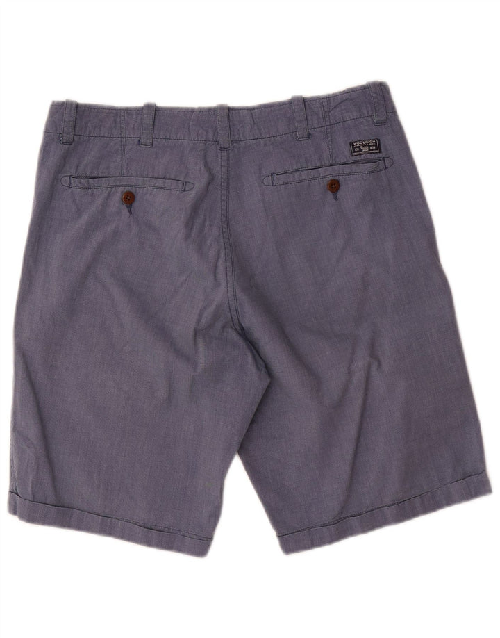 Woolrich Muške chino kratke hlače W31 Srednje plavi pamuk
