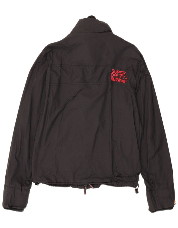Superdry muška vjetrovka jakna UK 40 veliki crni najlon