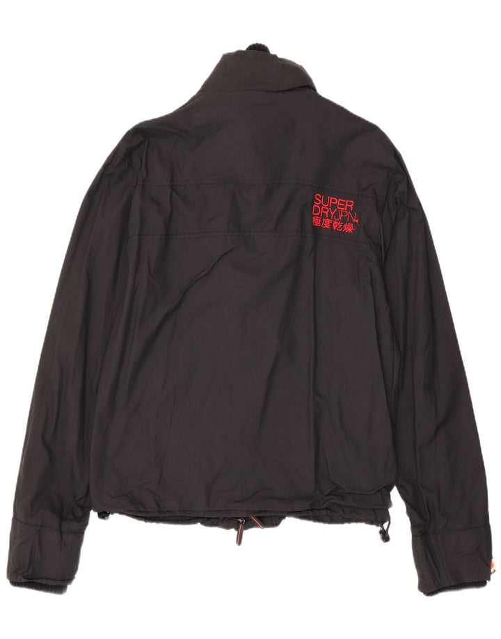 Superdry muška vjetrovka jakna UK 40 veliki crni najlon