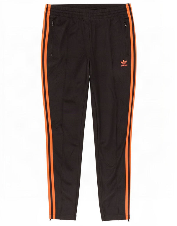 Adidas Womens Tracksuit Trousers UK 12 Medium Black Cotton