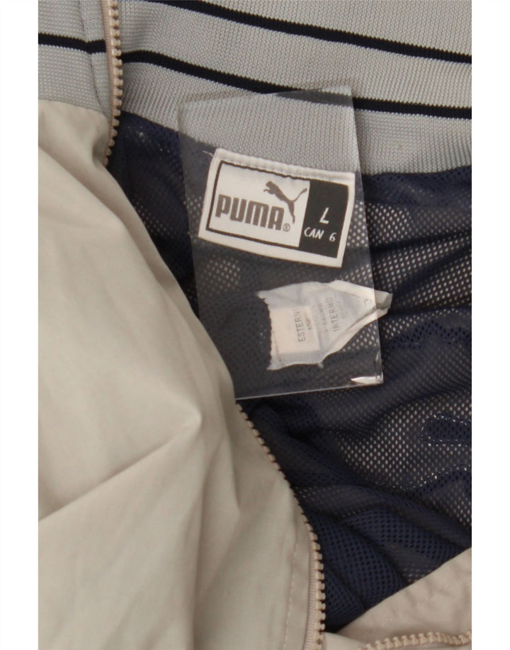 Puma muška bomber jakna UK 40 Large Grey Cotton
