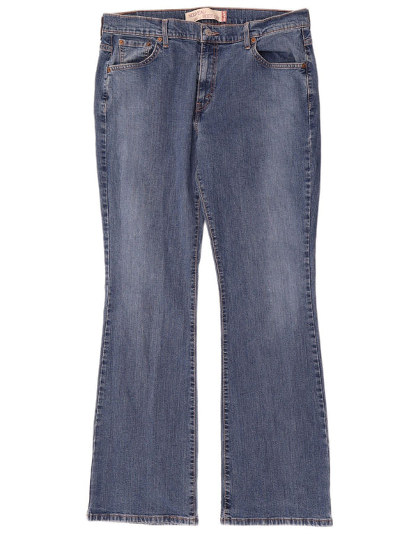 Levi's ženske 515 Nouveau Bootcut traperice US 16 2XL W36 L33 plavi pamuk