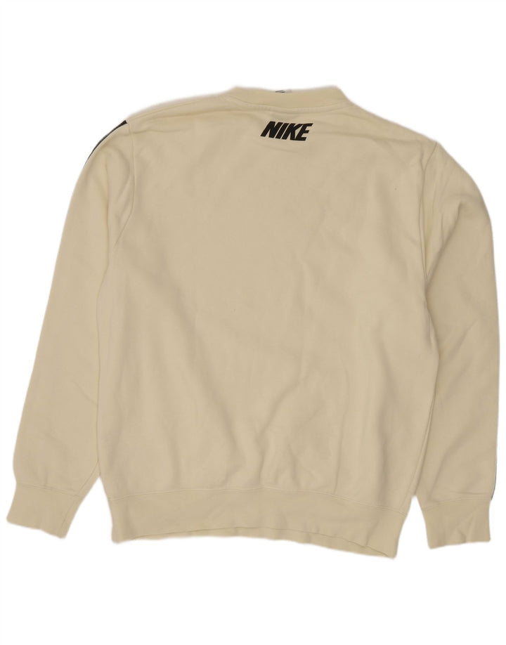 Nike muški džemper s grafičkim motivima srednje bijele boje, pamuk
