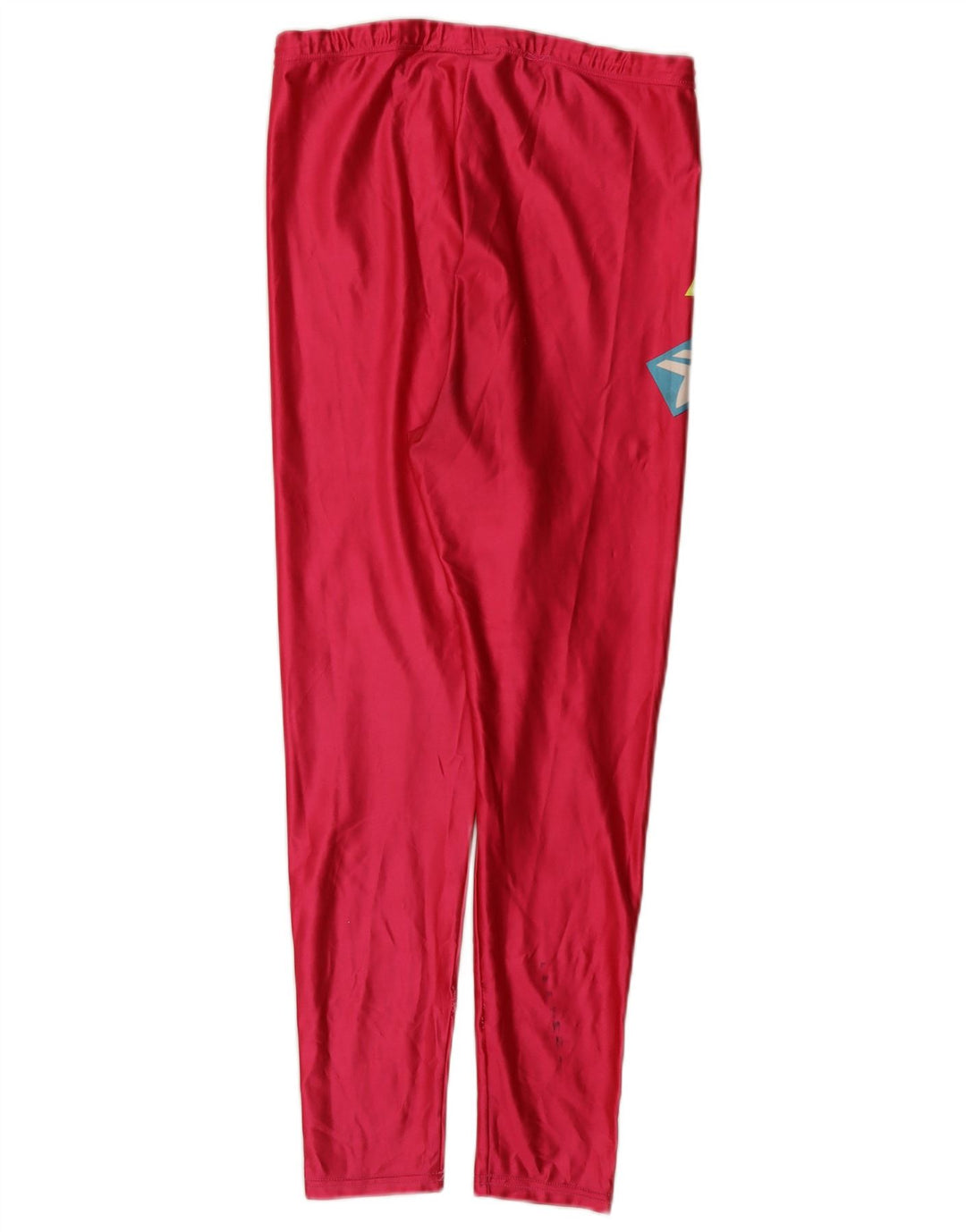 Asics Girls Graphic Leggings 13-14 Years Large Pink Poliester