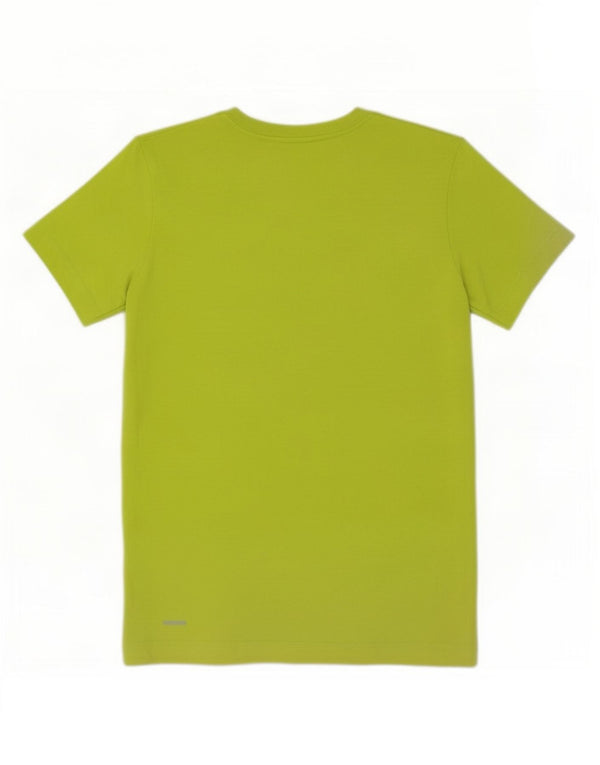 Adidas Boys Climalite Graphic T-Shirt T-Shirt Top 9-10 Years Zeleni pamuk