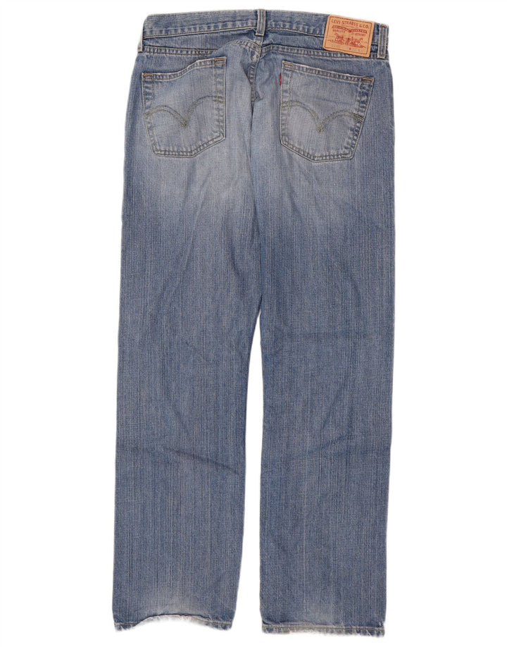 Levi's muške 514 uske ravne traperice W33 L32 plavi pamuk