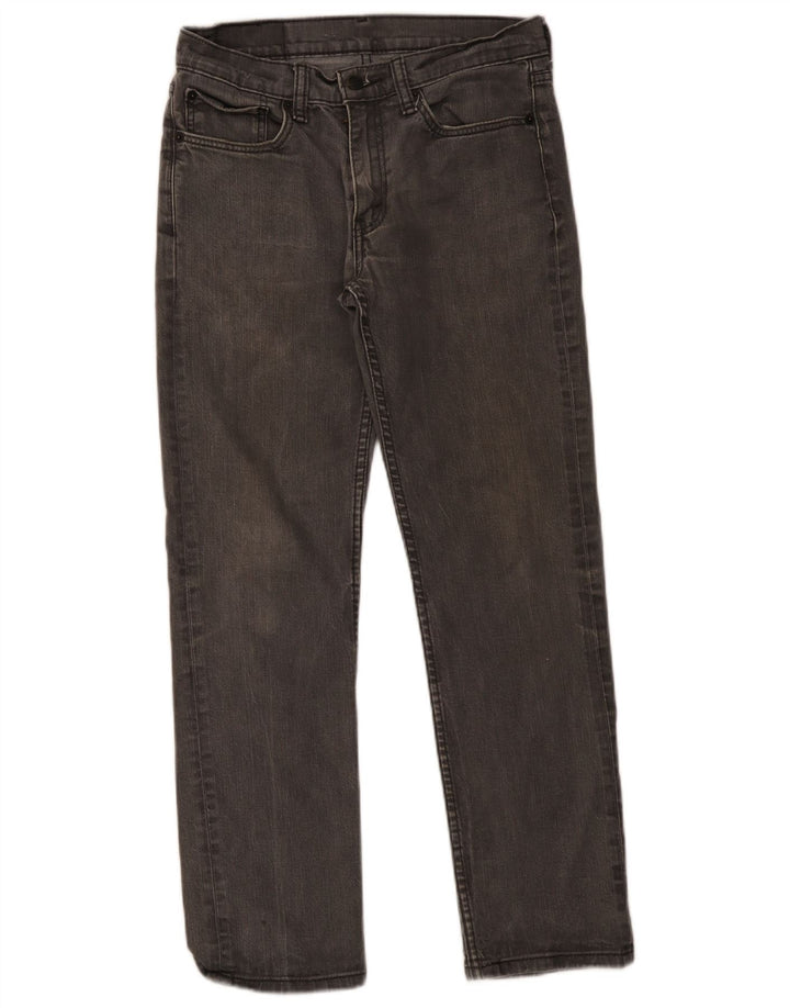Levi's muške 514 ravne traperice W31 L28 sivi pamuk