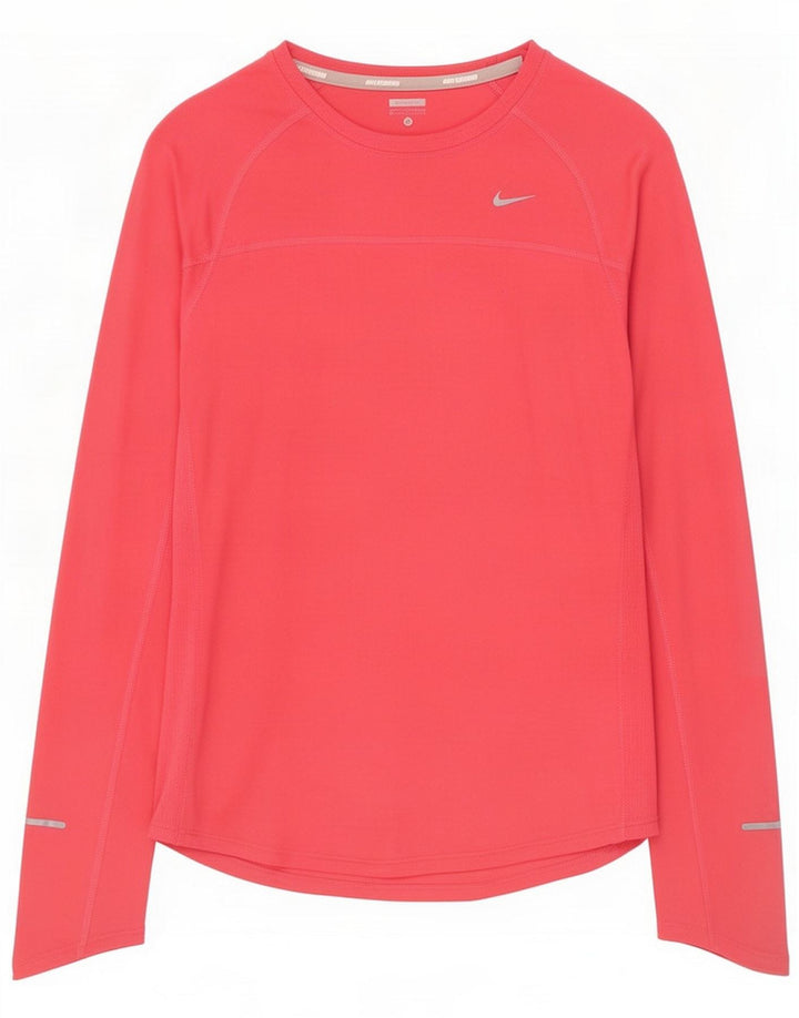 Ženska majica dugih rukava Nike UK 12 Medium Pink Polyester
