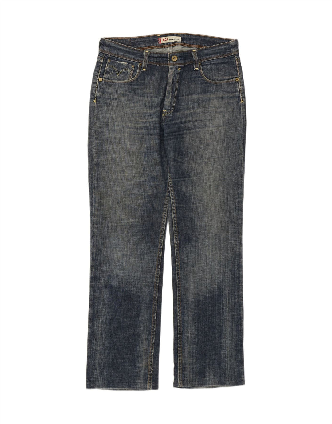 Levi's ženske 627 ravne traperice W30 L27 plave