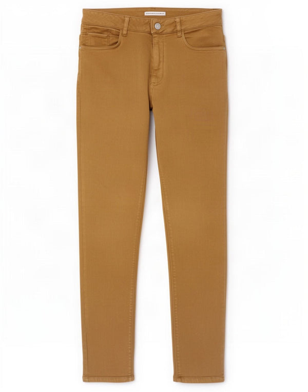 Zara Womens Skinny Jeans EU 44 XL W34 L29 Brown Cotton