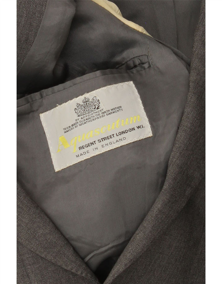 Aquascutum muška jakna sa 2 gumba UK 36 mala siva