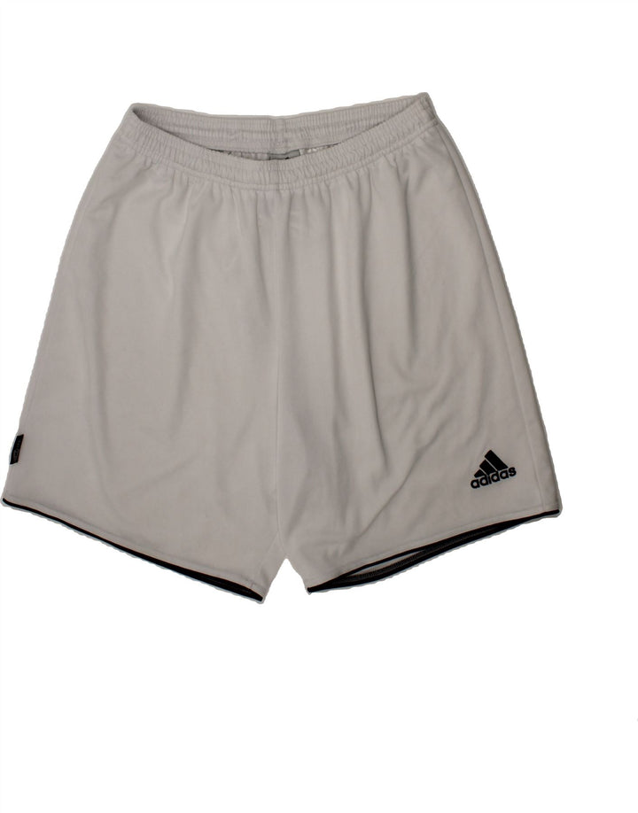 ADIDAS Mens Sport Shorts Large White Polyester Vintage Adidas and Second-Hand Adidas from Messina Hembry 