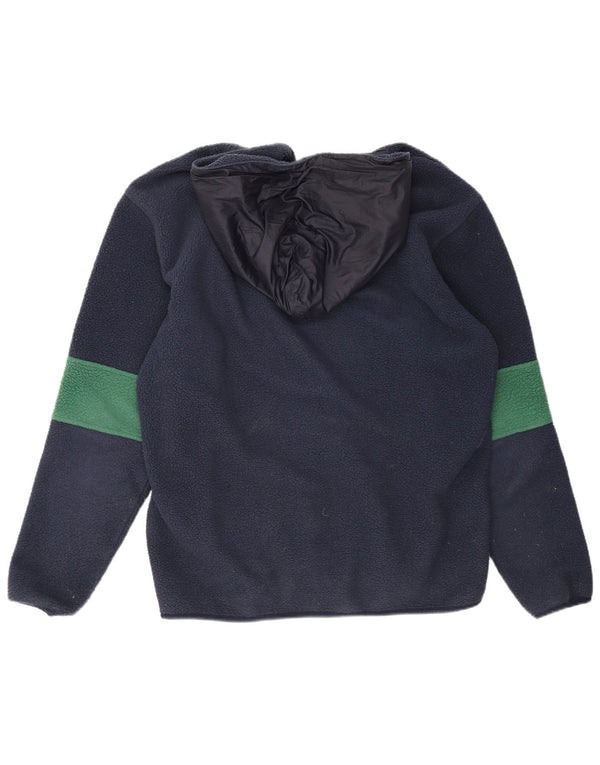 Veliki muški džemper od flisa s kapuljačom Tommy Hilfiger, tamnoplava boja