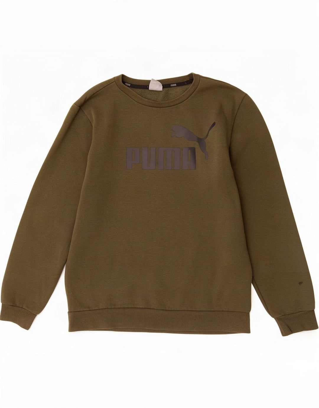 Puma muška majica s grafičkim motivima, srednji kaki pamuk