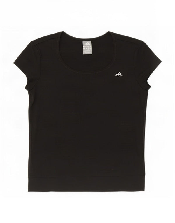 Adidas ženska majica kratkih rukava Climalite UK 12/14 srednji crni poliester
