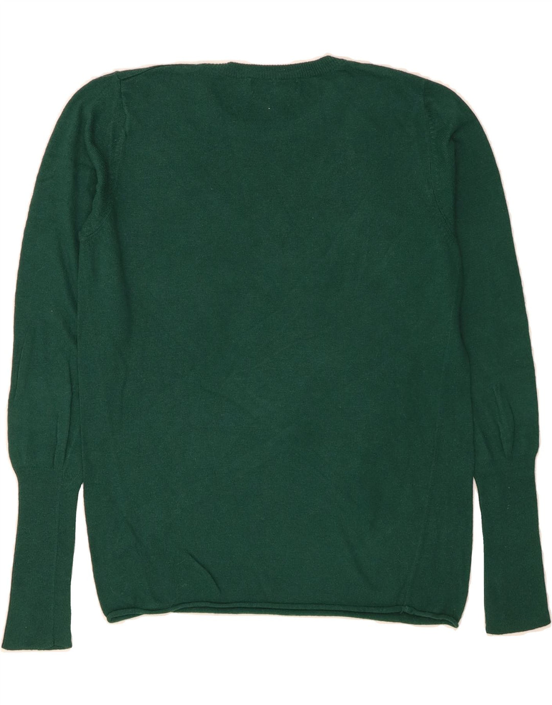 MOSSIMO Womens Crew Neck Jumper Sweater UK 14 Large Green Nylon Vintage Mossimo and Second-Hand Mossimo from Messina Hembry 