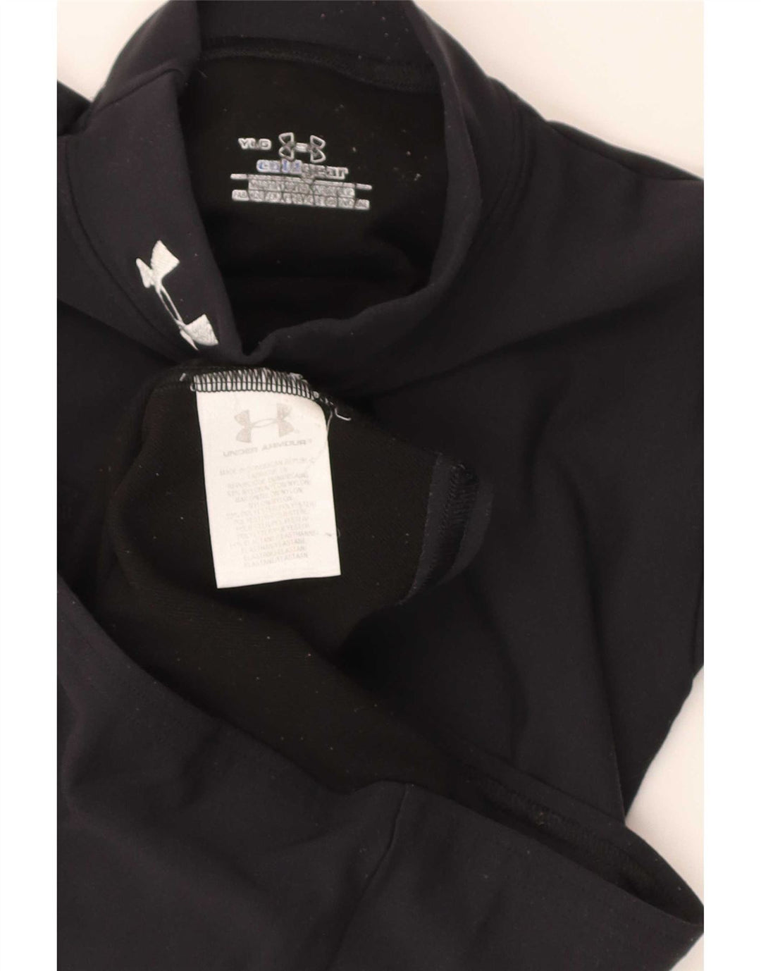 Under Armour Dječja majica dugih rukava 11-12 godina, veliki crni najlon