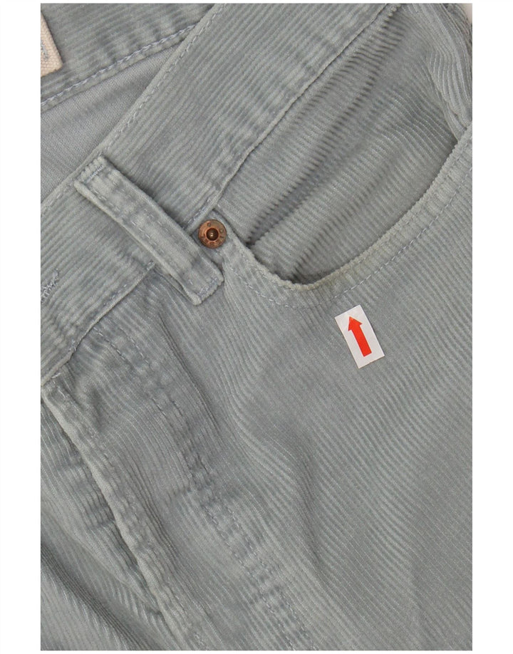 DIESEL Muške ravne hlače od samta W30 L31 plavi pamuk