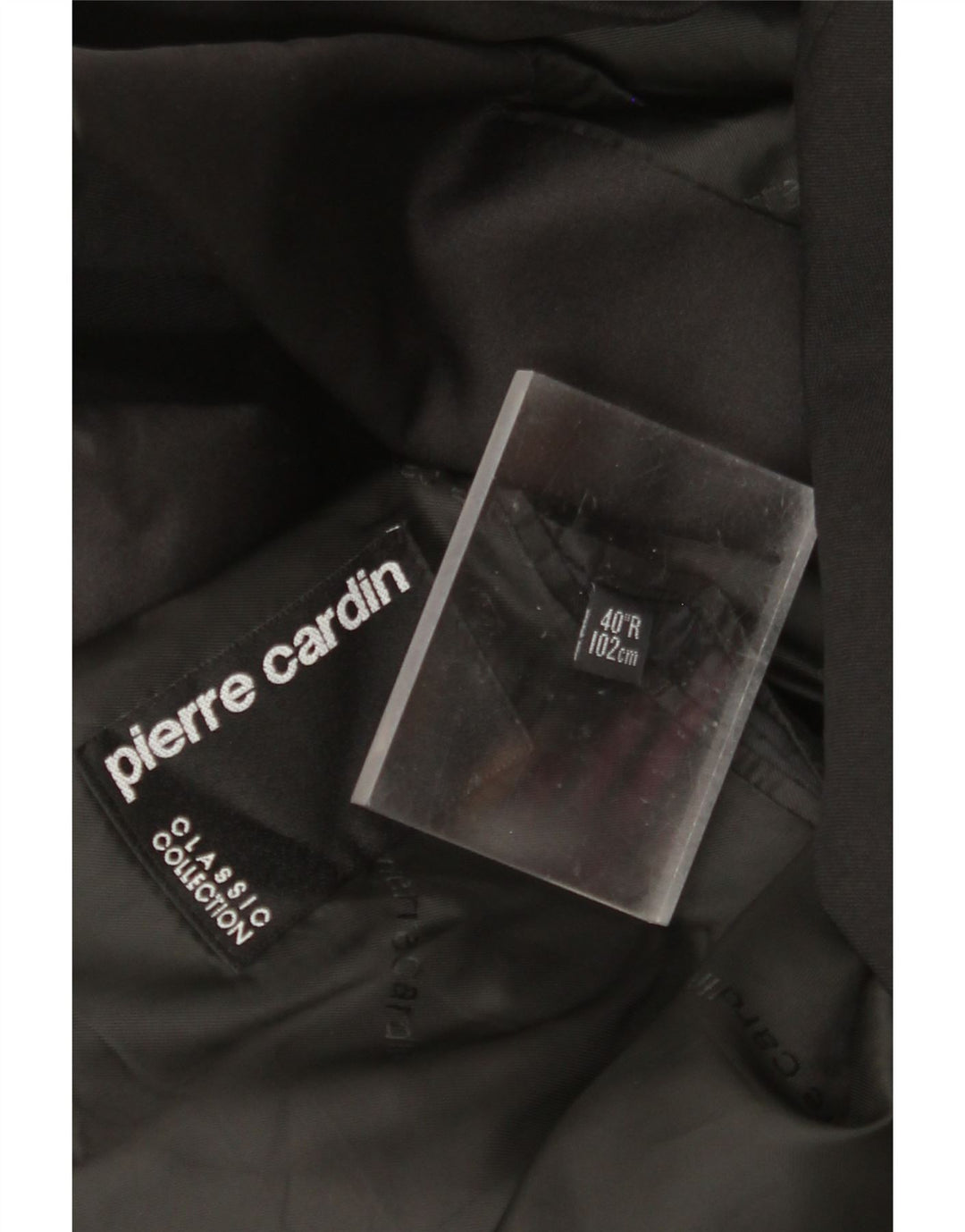 PIERRE CARDIN Muška jakna sako standardnog kroja UK 40 velika crna