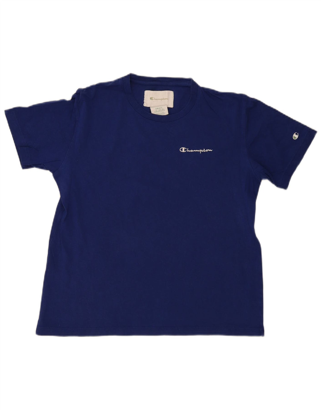 CHAMPION Mens T-Shirt Top Small Navy Blue