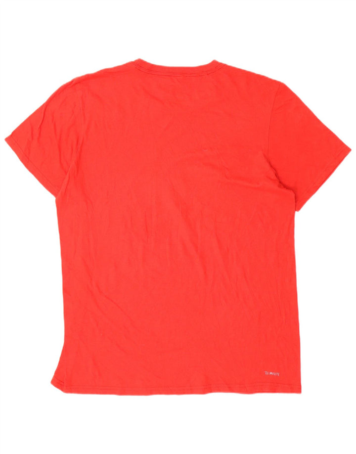 Adidas muška majica Climalite Graphic T-Shirt Veliki crveni poliester