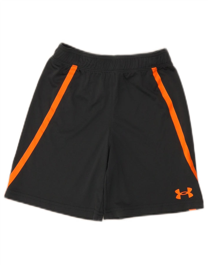 Sportske kratke hlače Under Armour za dječake 5-6 godina, sivi poliester