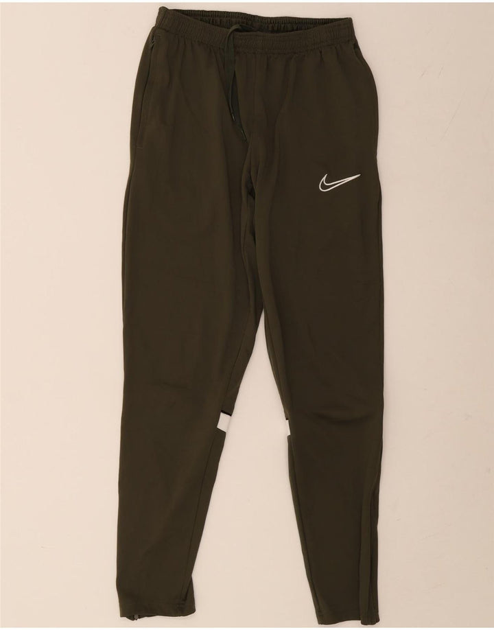 Nike muške Dri Fit trenirke Medium Khaki Colorblock Poliester