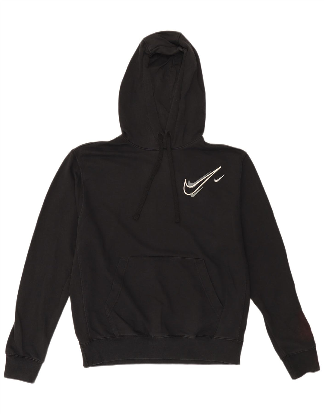 Nike muška majica s kapuljačom srednje veličine, crni pamuk