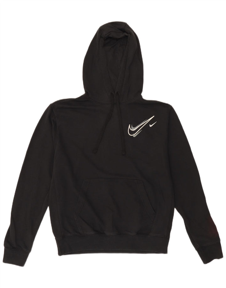 Nike muška majica s kapuljačom srednje veličine, crni pamuk