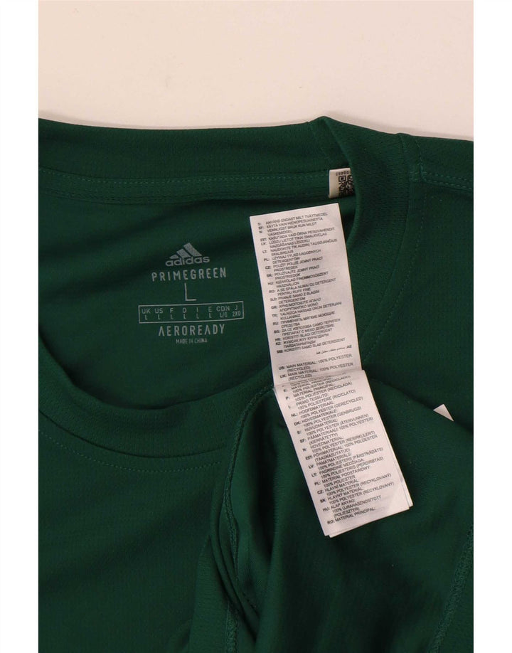Adidas muška Aeroready majica kratkih rukava veliki zeleni poliester
