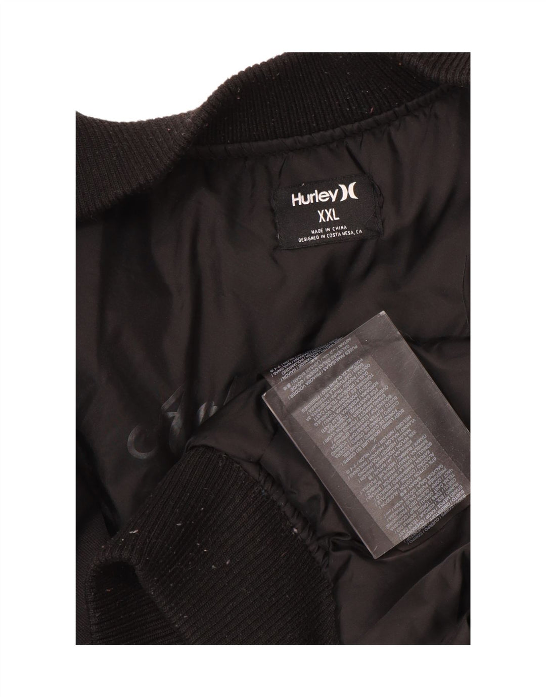 HURLEY muška bomber jakna UK 44 2XL crni najlon