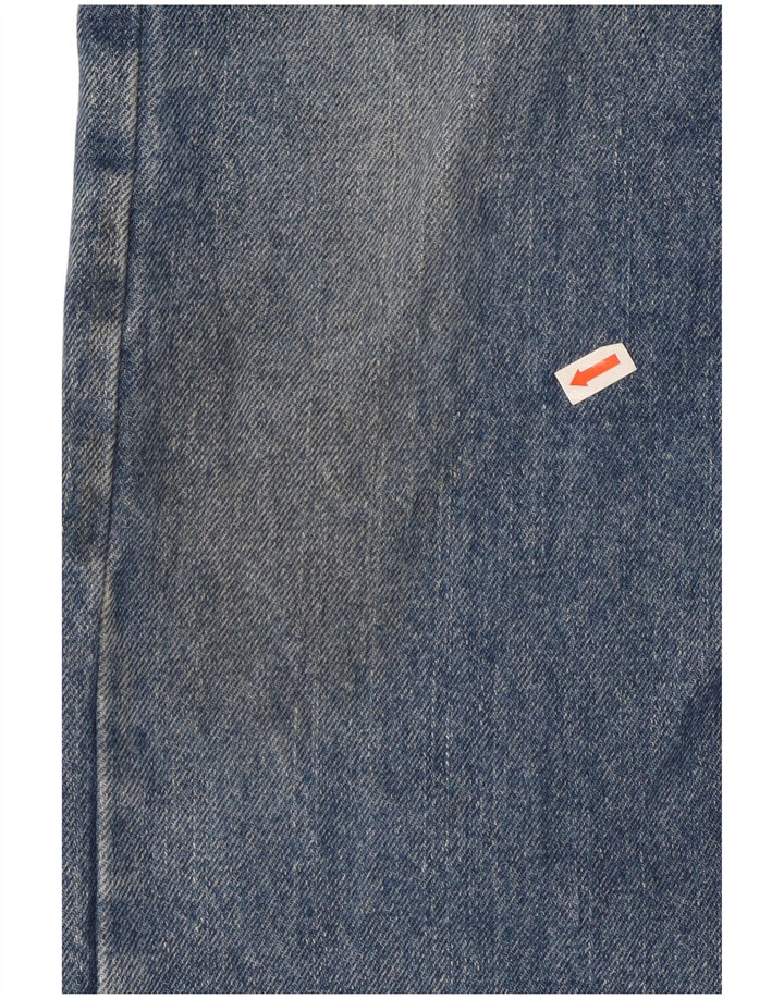 Wrangler muške ravne traperice W38 L26 plavi pamuk