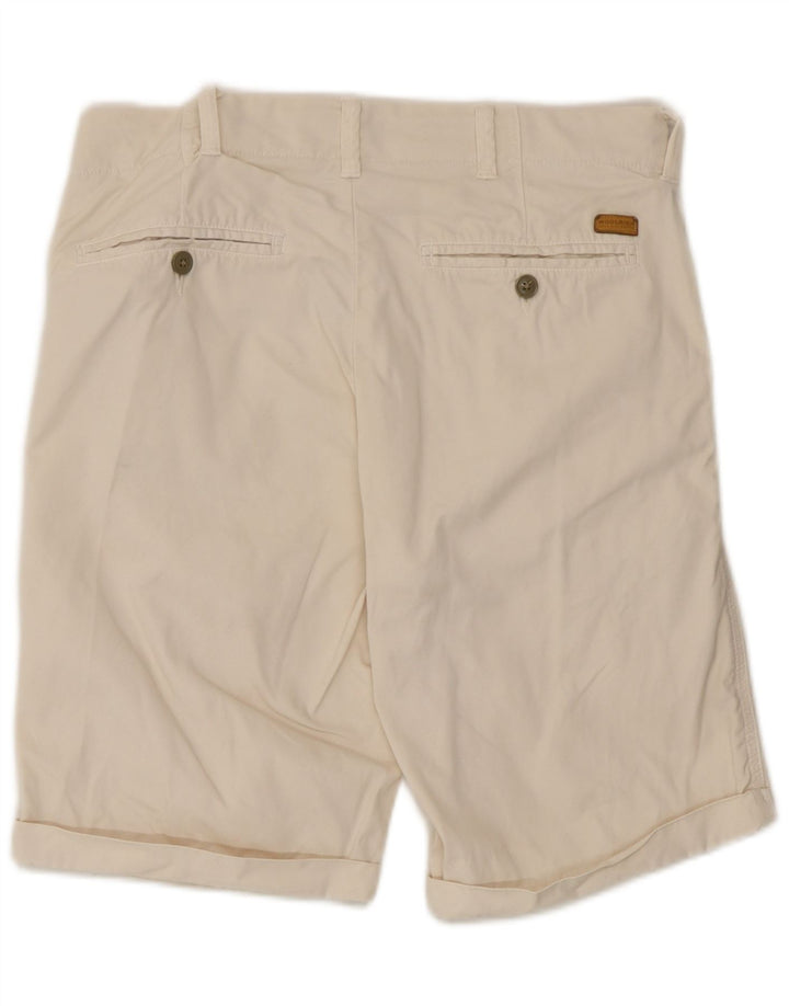 Woolrich Muške chino kratke hlače W29 male sivobijele boje pamuka