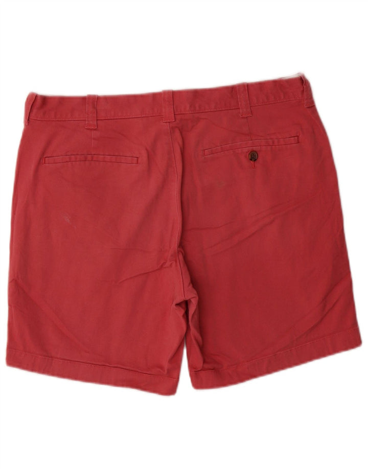 J. CREW Muške chino kratke hlače W32 Srednje crveni pamuk