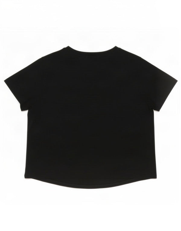 Nike Girls Graphic T-Shirt Top 12-13 Years Large Crni Pamuk