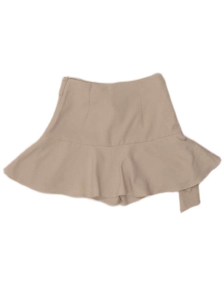 Zara ženska kratka majica UK 4 XS bež poliester