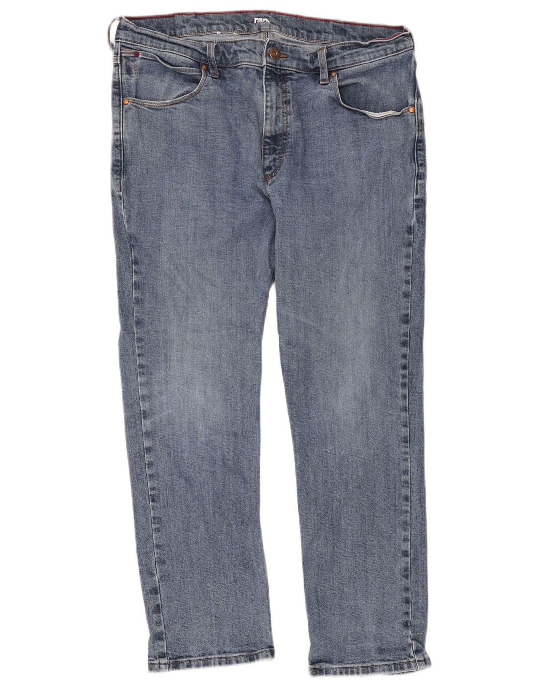 Wrangler muške obične ravne traperice W36 L30 plavi pamuk
