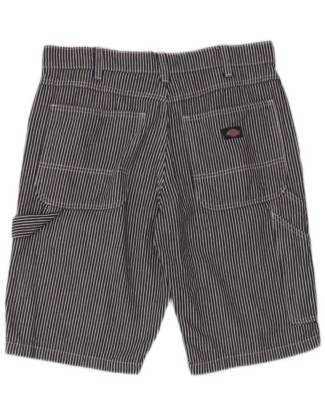 Dickies muške kargo kratke hlače W34 veliki tamnoplavi pamuk na pruge
