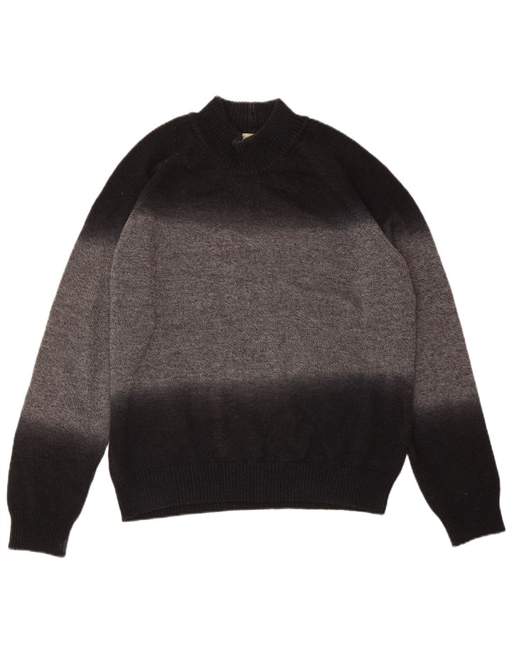 ARMANI COLLEZIONI Ženski džemper s ovratnikom IT 54 3XL Crna