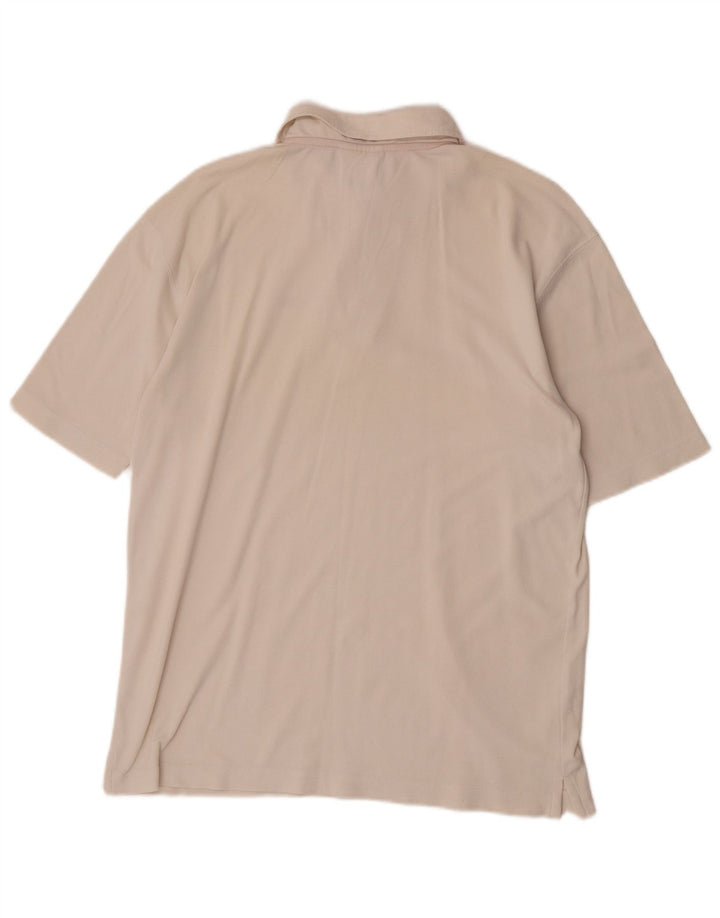 Reebok muška široka polo majica srednje bijele boje