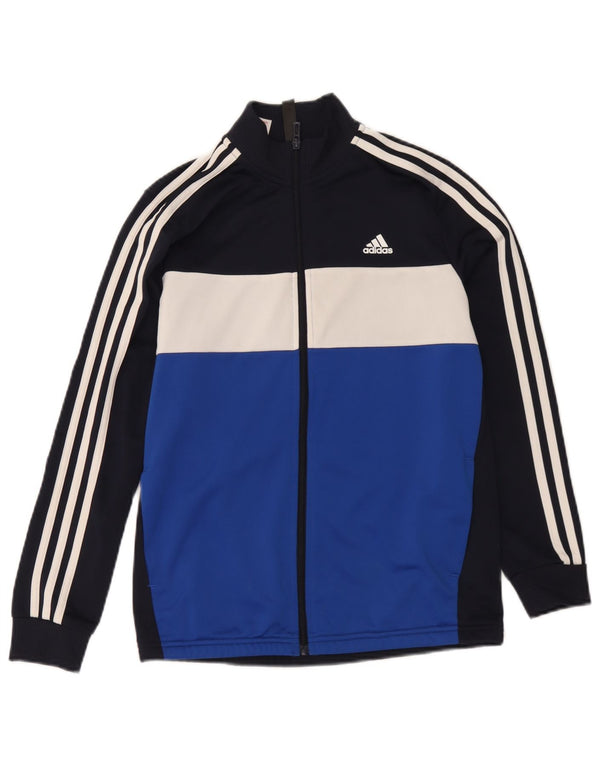 Adidas trenirka za dječake 13-14 godina plava poliesterska boja