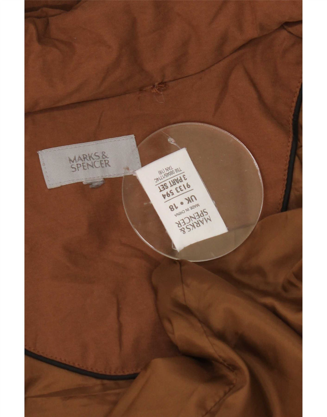Marks & Spencer ženska velika parka jakna s kapuljačom UK 18 XL smeđa