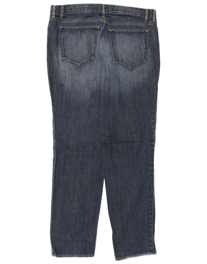 Eddie Bauer ženske Boyfriend sužene traperice US 12 Large W34 L30 Plavi pamuk