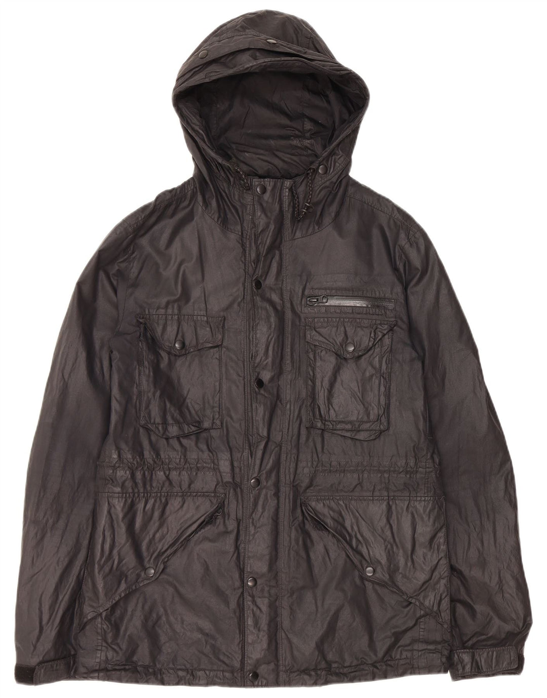 ALL SAINTS Muška pomoćna jakna s kapuljačom UK 38 srednje crna