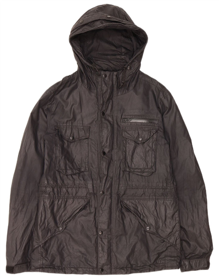 ALL SAINTS Muška pomoćna jakna s kapuljačom UK 38 srednje crna