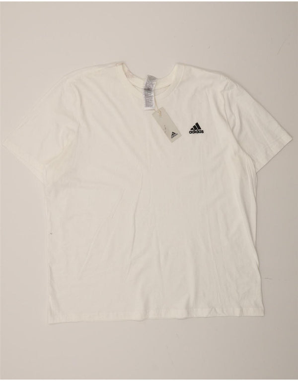 Adidas muška majica kratkih rukava 2XL bijeli pamuk