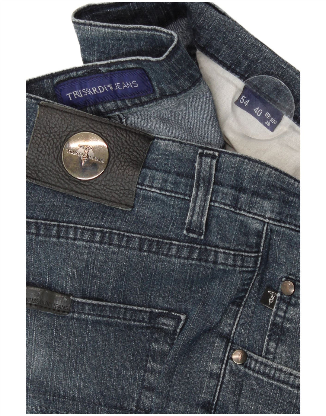 Trussardi muške ravne traperice W38 L34 Plave