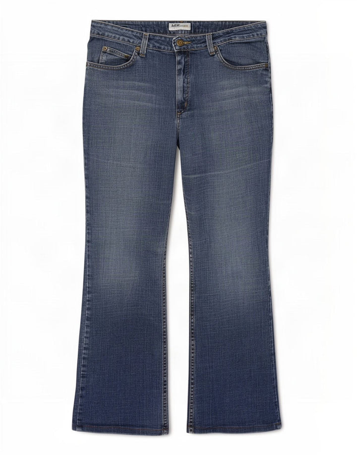 Lee ženske traperice Cameron Bootcut W36 L28 plavi pamuk